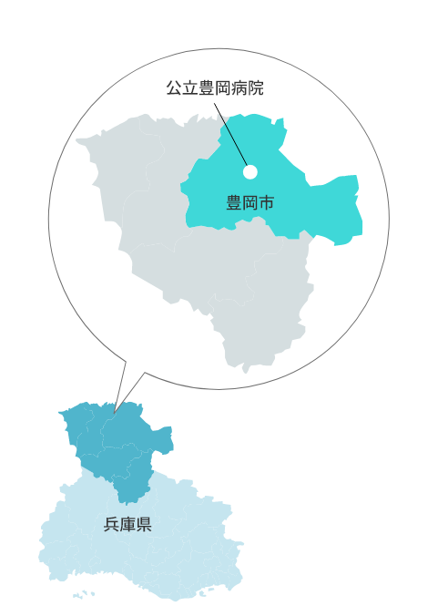 豊岡市マップ