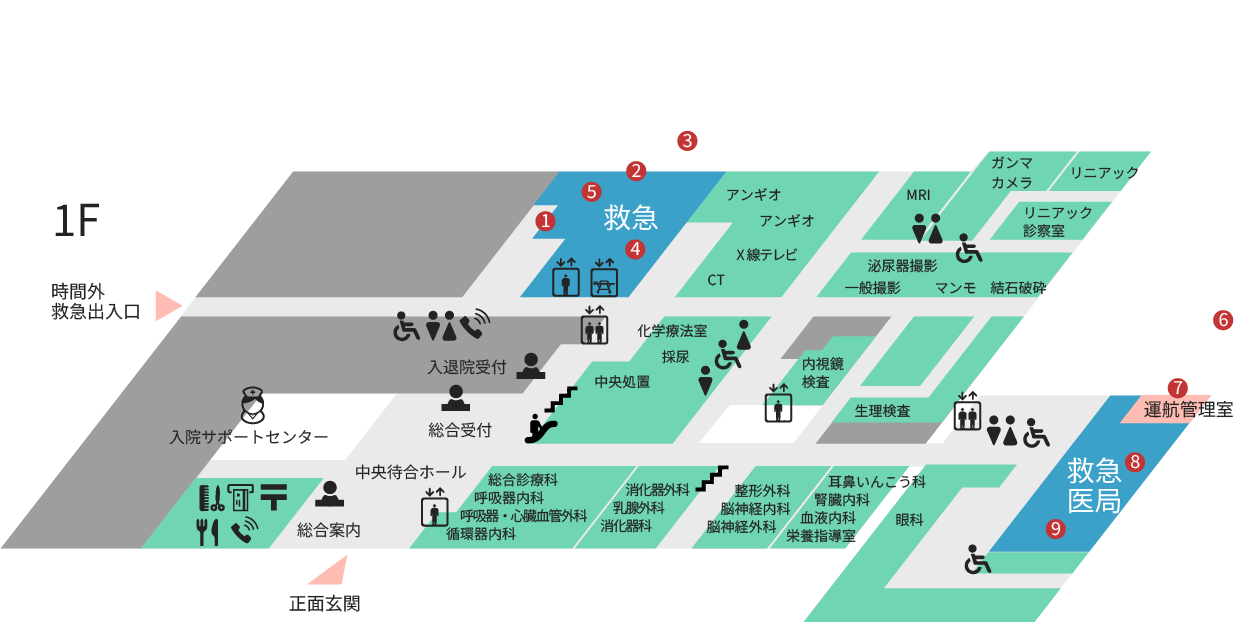 フロアマップ1F