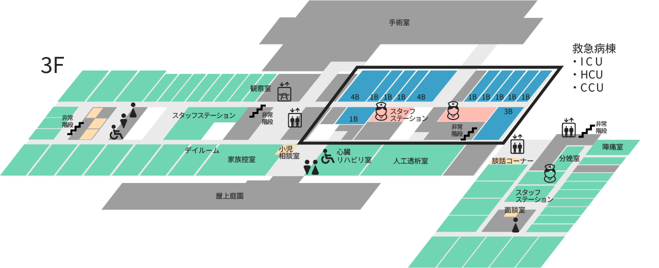 フロアマップ3F